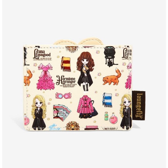 NWT 🧙🏻‍♀️ Loungefly Harry Potter Luna & Hermione Cardholder - Picture 4 of 5